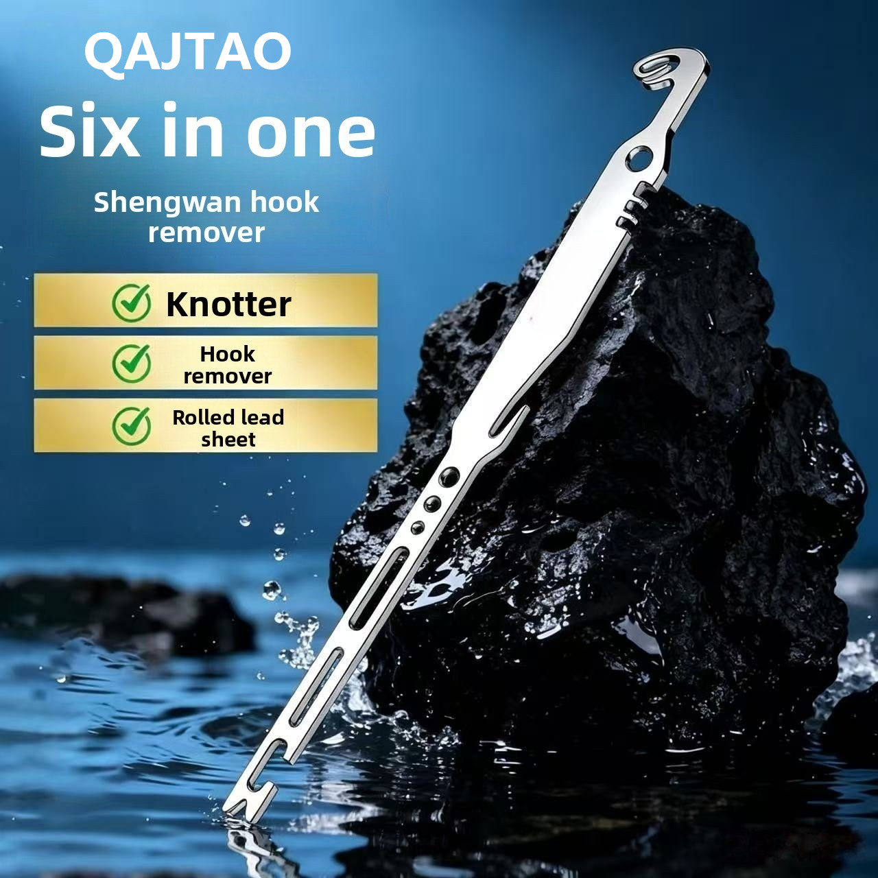 Fishing Hook Sharpener - QAJTAO 4 pezzi, strumento per rimuovere