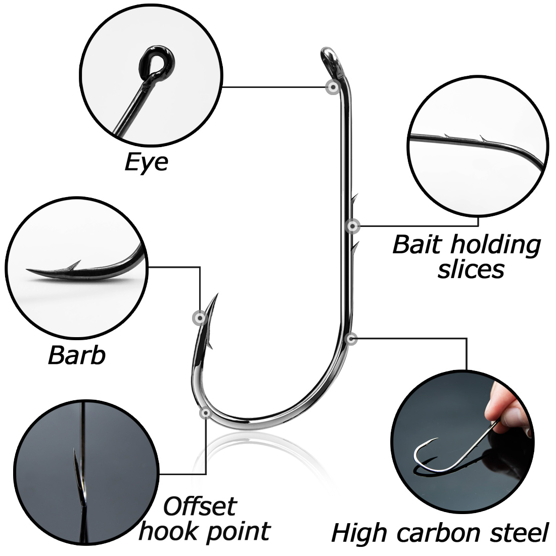 9KM Baitholder Ami da pesca 50 - Fishing Hook Circle recensione e prezzo