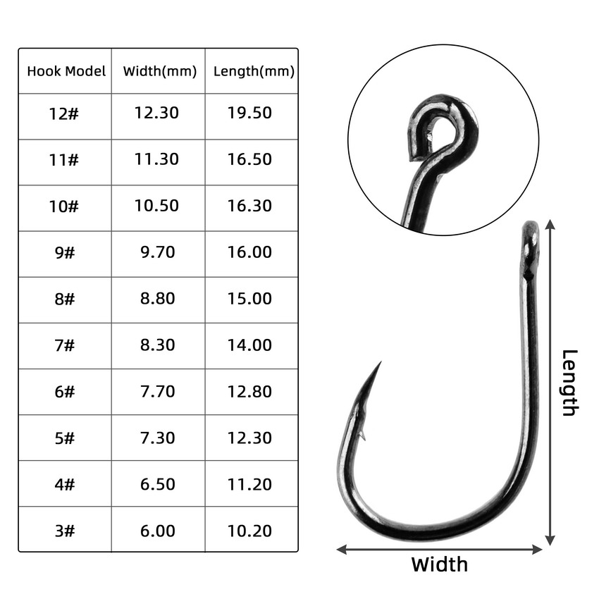 70 pz/scatola Set di ami da Pe - Fishing Hook Circle recensione e prezzo