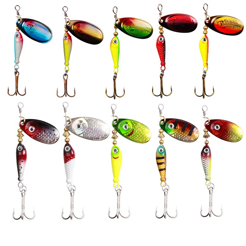 10 pz/set Spinner Esche 9.1g 7 - Fishing Hook Treble recensione e prezzo